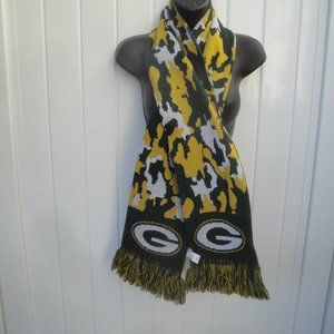 Forever Collectibles Green Bay Packers Acrylic Fringed Scarf One Size